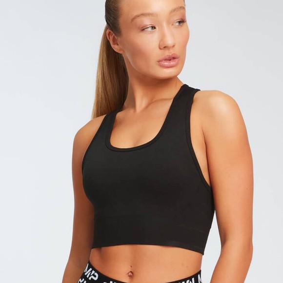 Racerback Longline Sports Bra - Picture 2 of 2